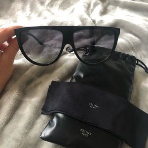 🚫Sold! Céline flat top aviator thin sunglasses